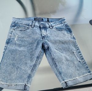 Rude Denim shorts.